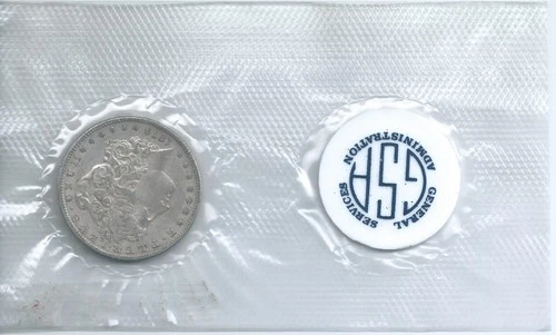 1879 GSA O Morgan Silver Dollar New Orleans Soft Pack XF/AU