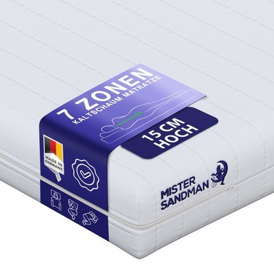 Premium 7 Zonen Matratze 140x200 90x200 160x200 H2 H3 15 cm