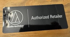 audio - technica Rare Glossy Sticker Sound Music Ephemera Headphones Turntable