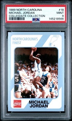 1989 Michael Jordan North Carolina Collegiate Collection PSA 9