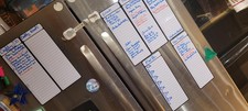 7-Piece Magnetic Dry Erase to-Do List White Board, 4'x11', Multifunctional Weekl