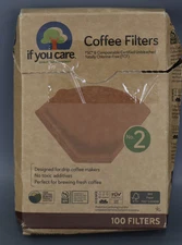 If You Care FSC Unbleached No 2 Coffee Filters, 100 Count