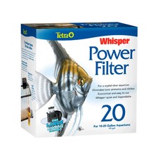 TETRA WHISPER POWER FILTER 20 FOR 10-20 GALLON AQUARIUMS