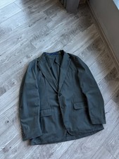 Polo Ralph Lauren Men's Grey Modern Fit Cotton Blazer Jacket Size: 44R