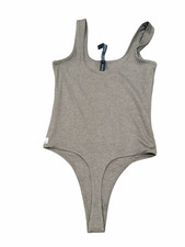 NWOT Vuori Women's Size Small Gray One Piece Sleeveless Bodysuit