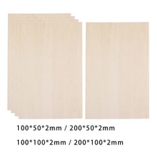 10Pcs Thin Wooden Board, Unfinished Wooden Board, Basswood Boards for Sailboat
