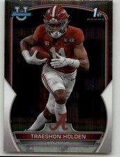 2022 Bowman University Chrome Traeshon Holden #18 Alabama Crimson Tide