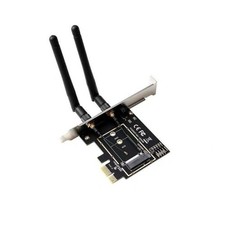 M.2 NGFF To PCI-E 1X WiFi Bluetooth Wireless Network Expansion Adapter Card