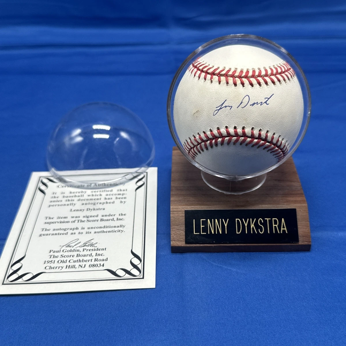 Lenny Dykstra Original Sports Autographed Items for sale | eBay