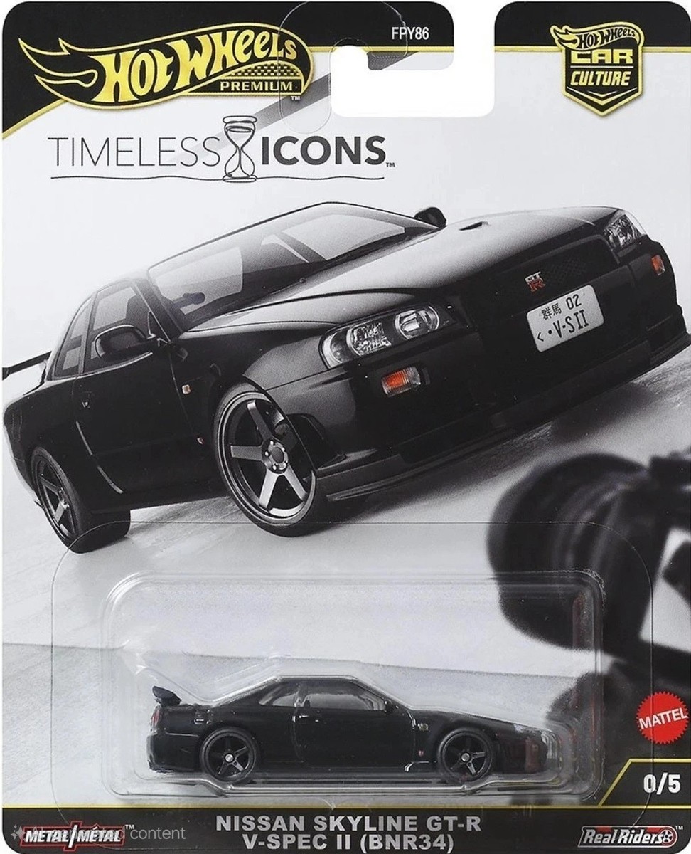 🙌CHASE🙌 Hot Wheels 2025 Timeless Icons Nissan Skyline GT-R V