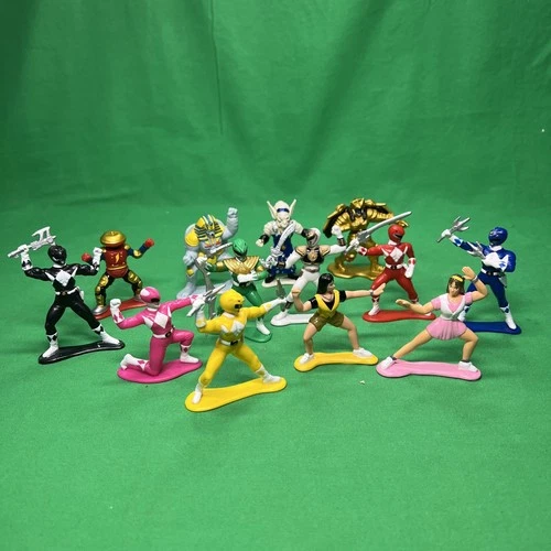 LOT OF 13 VTG Mighty Morphin Power Rangers 3” Mini Figures 1993