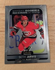 2021-22  OPC O-Pee-Chee Platinum Marquee Rookies #284 Seth Jarvis RC Hurricanes