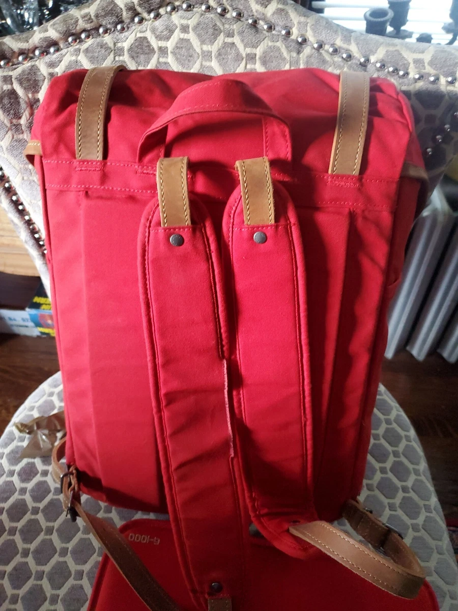 Nadruk gemeenschap Arne Fjallraven Rucksack No. 21 Medium Red Backpack - Clean has a couple  blemishes | eBay