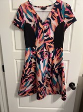 Metaphor Casual Dress size medium multicolored