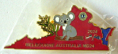 Lions Club Pins - 2024 VIRGINIA STATE PIN (MD 24)