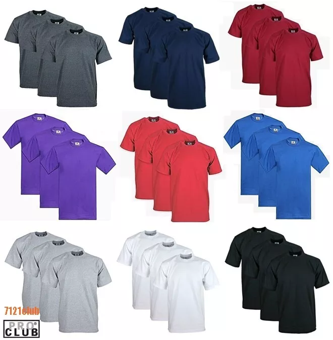 Pro Club Men's Heavyweight Short Sleeve T-Shirt