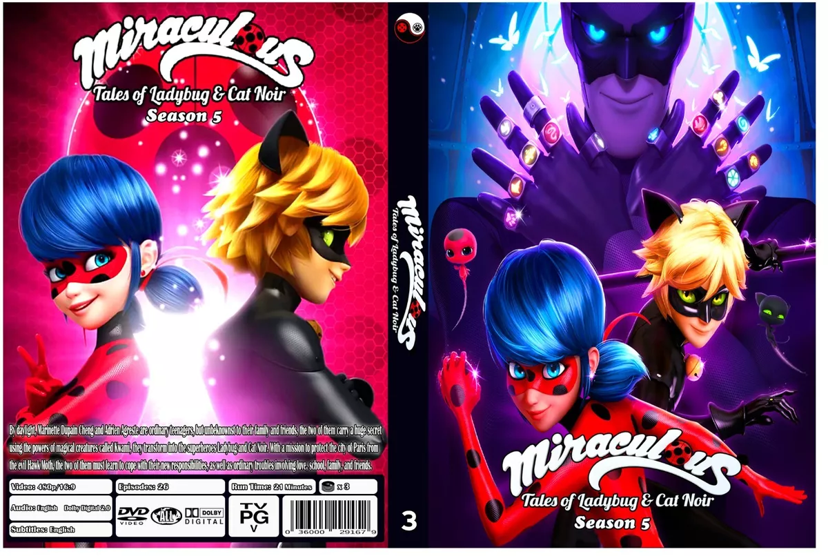 Miraculous Tales of Ladybug and Cat Noir Animated Serie Season 5 English  Audio