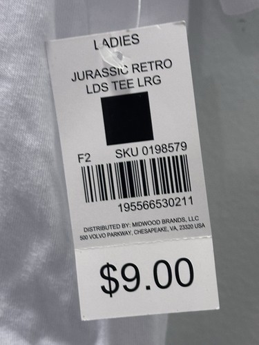 NWT Jurassic World Park Graphic Tee T-Shirt Life Finds A Way Size Large L - Picture 9 of 9