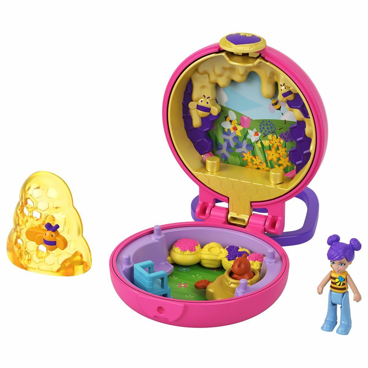 Casa para mini Polly e pet shop Polly Pocket - Artigos infantis