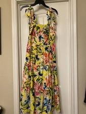 NWT Eliza J Floral Maxi Dress 8
