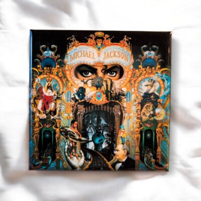 Michael Jackson Dangerous | Kühlschrankmagnet | Album Cover Motiv