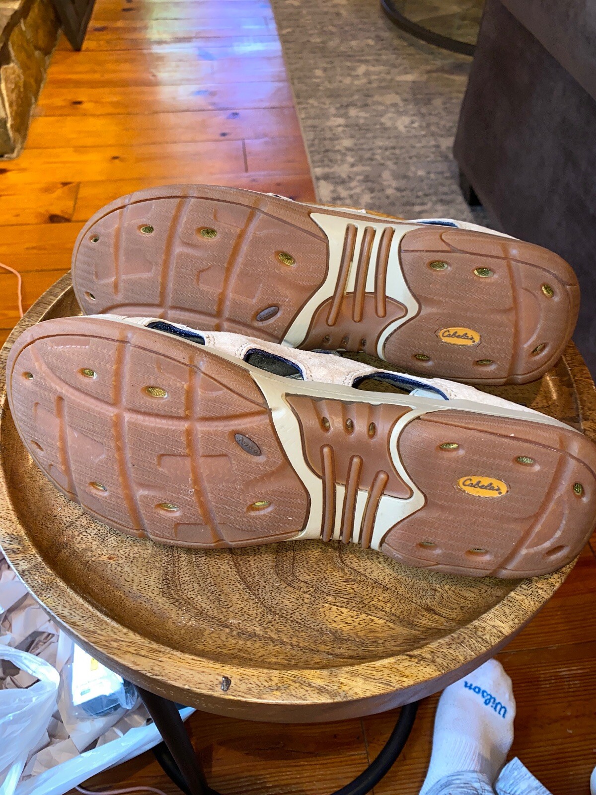 Cabelas Guidewear Mens Sport Shoe/Sandal Tan Suede Si… Gem