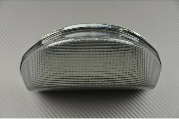Feu stop LED fumé avec clignotants pour moto Kawasaki ZX12R 2000-2001