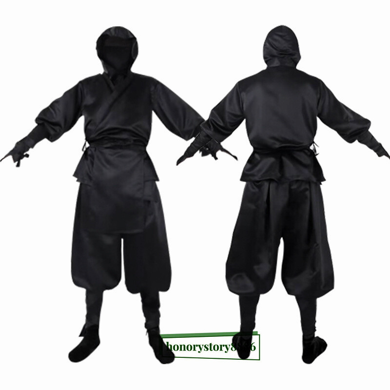 Ninja Samurai Cosplay Costume for Men Japanese Warrior Outfit Gift-image