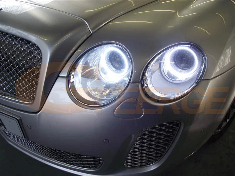 Para Bentley Continental Flying Spur GT GTC COB Led Ojos de Ángel Kit Anillos Halo Foto 2 de 4