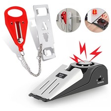 Portable Door Lock Door Stop Alarm Home Door Security Device for Travel Hotel
