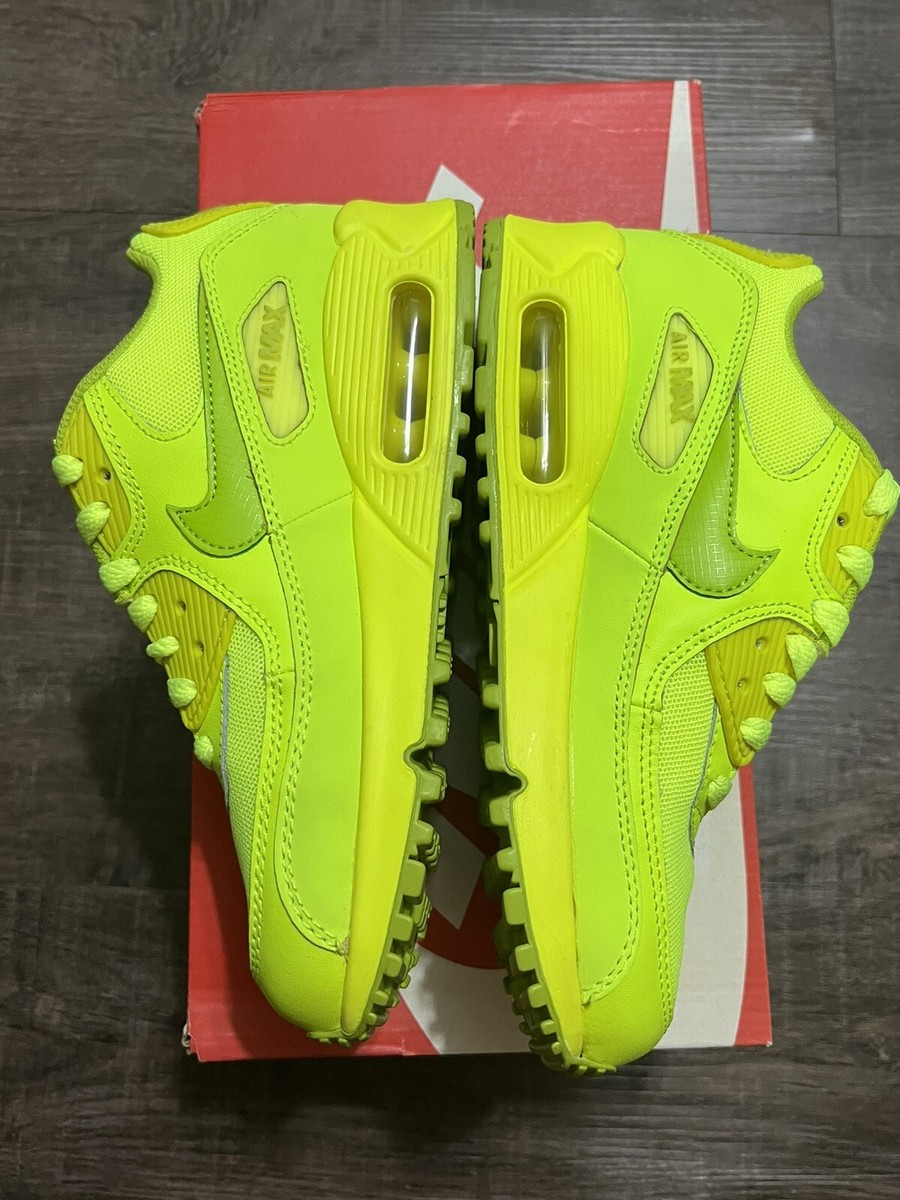 nike air max 90 gs volt fierce green