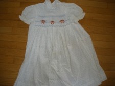 Handmade by Conservative Amish Country PA Girls Smocked Dress Ballet Bear 38 