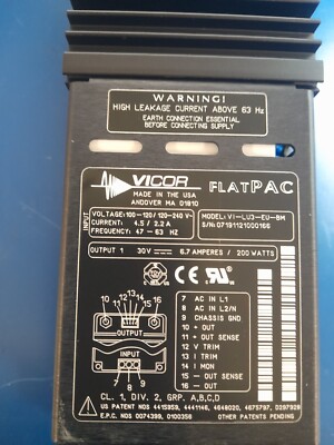 VICOR VI-LU3-EU-BM ISOLATED DC/DC CONVERTER