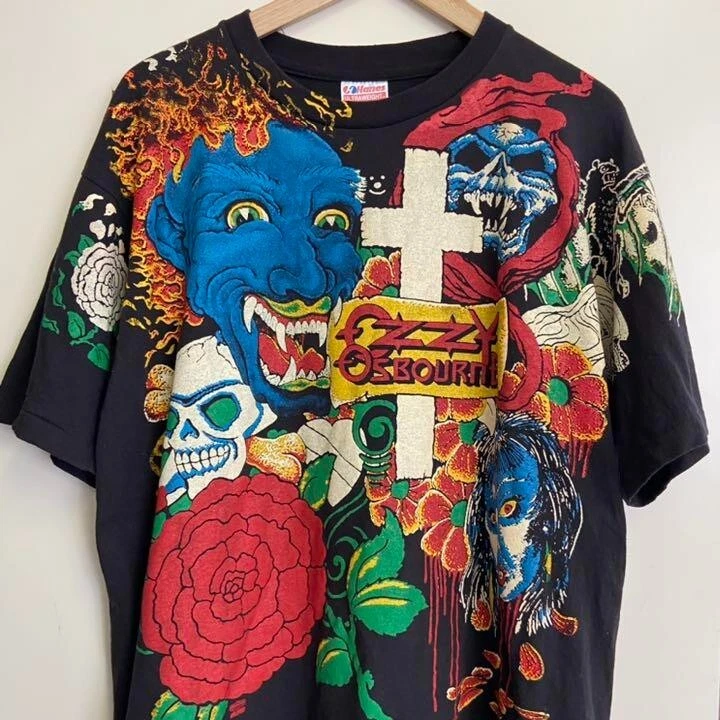 Tričko Pánské S Dlouhým Rukávem DIAMOND X OZZY OSBOURNE - Mineral Wash Navy B2 Tričko Pánské S Dlouhým Rukávem DIAMOND X OZZY OSBOURNE - Mineral Wash Navy B2