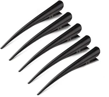 10pcs 125mm/4.9” Large Duckbill Metal Hair Clips Alligator Curl Clips for 