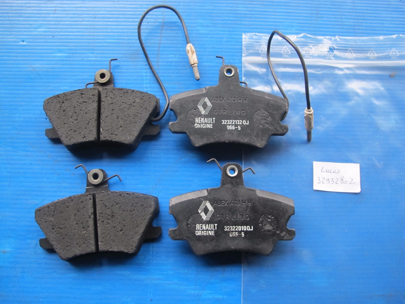 Plaquettes de freins avant Renault Super 5 et Express de remplacement standard