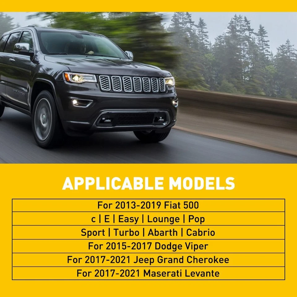 Para Jeep Grand Cherokee 2014-up branco luzes de matrícula LED completo lâmpadas OE-Fit - Imagem 3 de 4