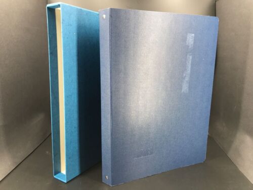 Lindner Bogenalbum Blau für bis zu 100 Bögen inkl. Schutzkassette neuwertig (797 - Bild 1 von 2