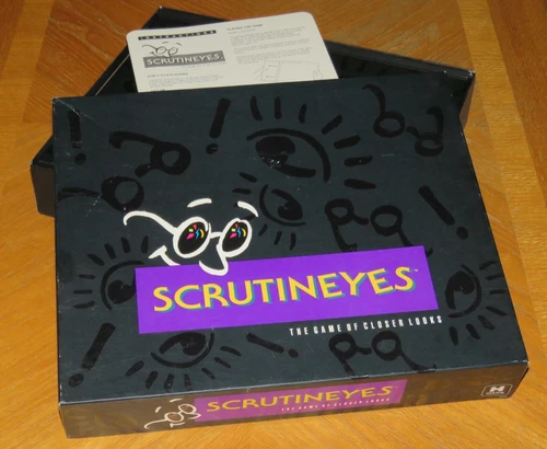 Scrutineyes Game of Closer Looks - Vintage 1992 Hersch Mattel - Complete & Nice