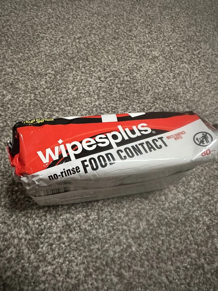 Wipes Plus No Rinse Food Contact Multi-Surface Sanitizing Wipes 80 Ct. - Image 2 of 2