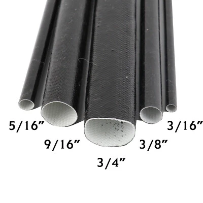 CAR ELEMENTS Fiberglass Sleeve Electric Wire Insulation Heat Resistant Wire Silicone Wrap Lot