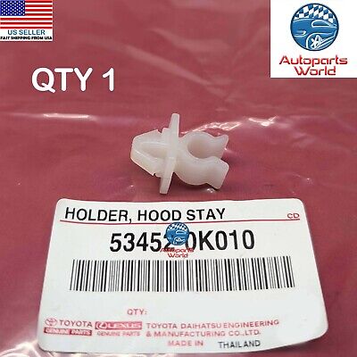 GENUINE TOYOTA 4RUNNER PICKUP TACOMA tC HOOD SUPPORT ROD CLIP HOLDER 53452-0K010 | eBay GENUINE TOYOTA 4RUNNER PICKUP TACOMA tC HOOD SUPPORT ROD CLIP HOLDER 53452-0K010 | eBay