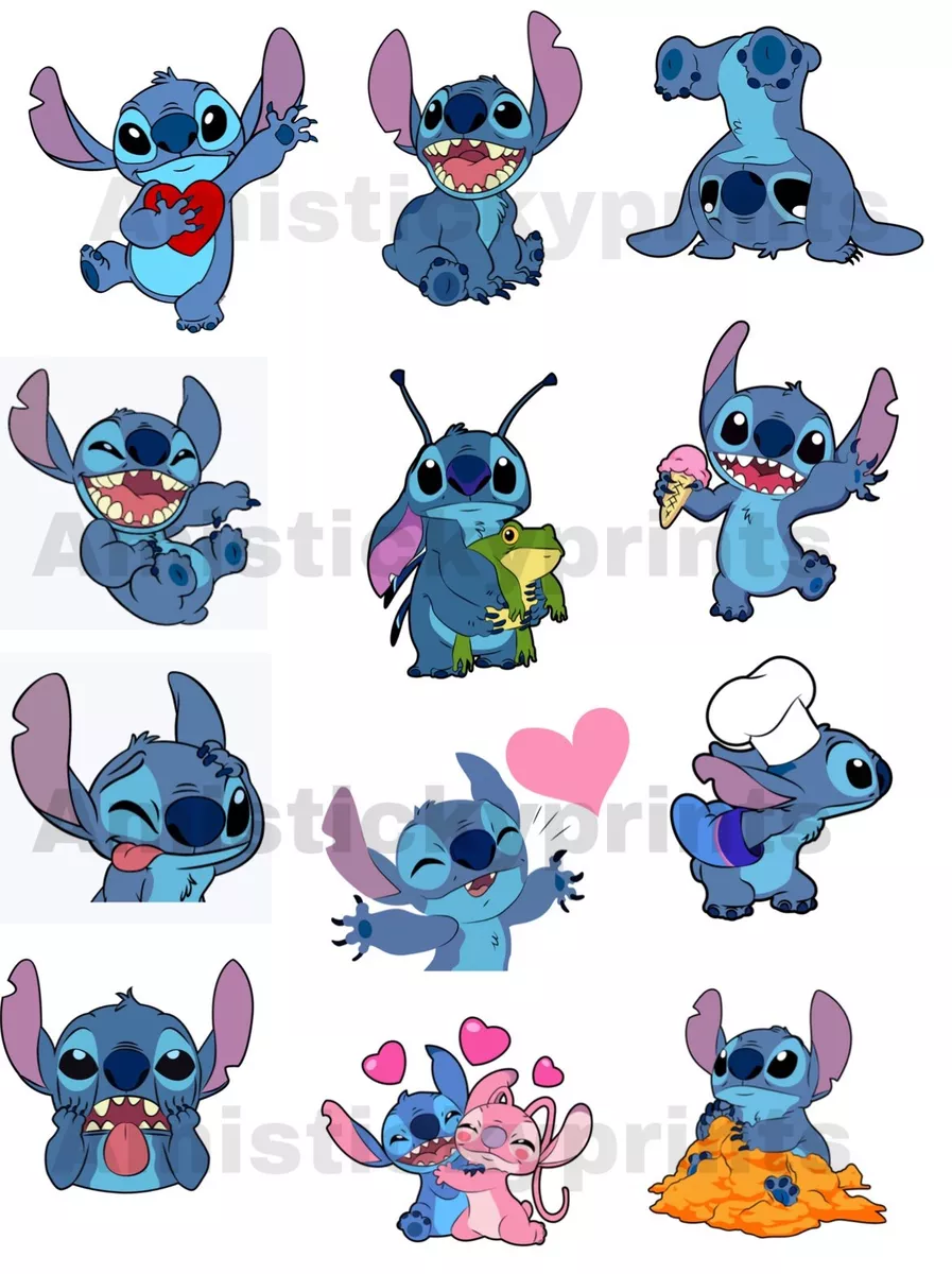 Disney Stitch Cute Stickers Lilo And Stitch Funny Stitch Stickers