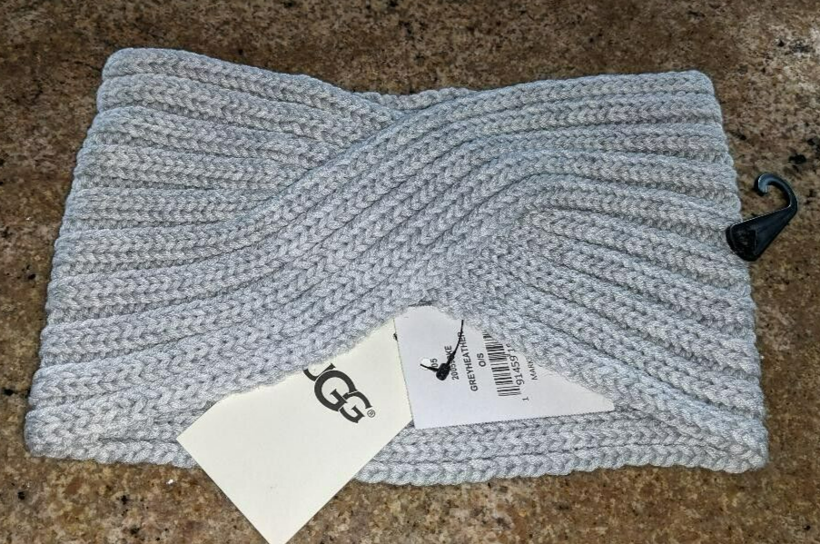 UGG Australia Womens Headwrap Grey One Size Ear Warmer  display picture 1