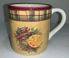 Ceramic Christmas 4" COFFEE MUG CUP CLR14 by THE CELLAR   