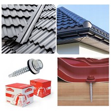 ❌Self Drilling TIMBER SCREWS Sealing Washers Zinc Plated Metal Roofing✔25-100mm✔