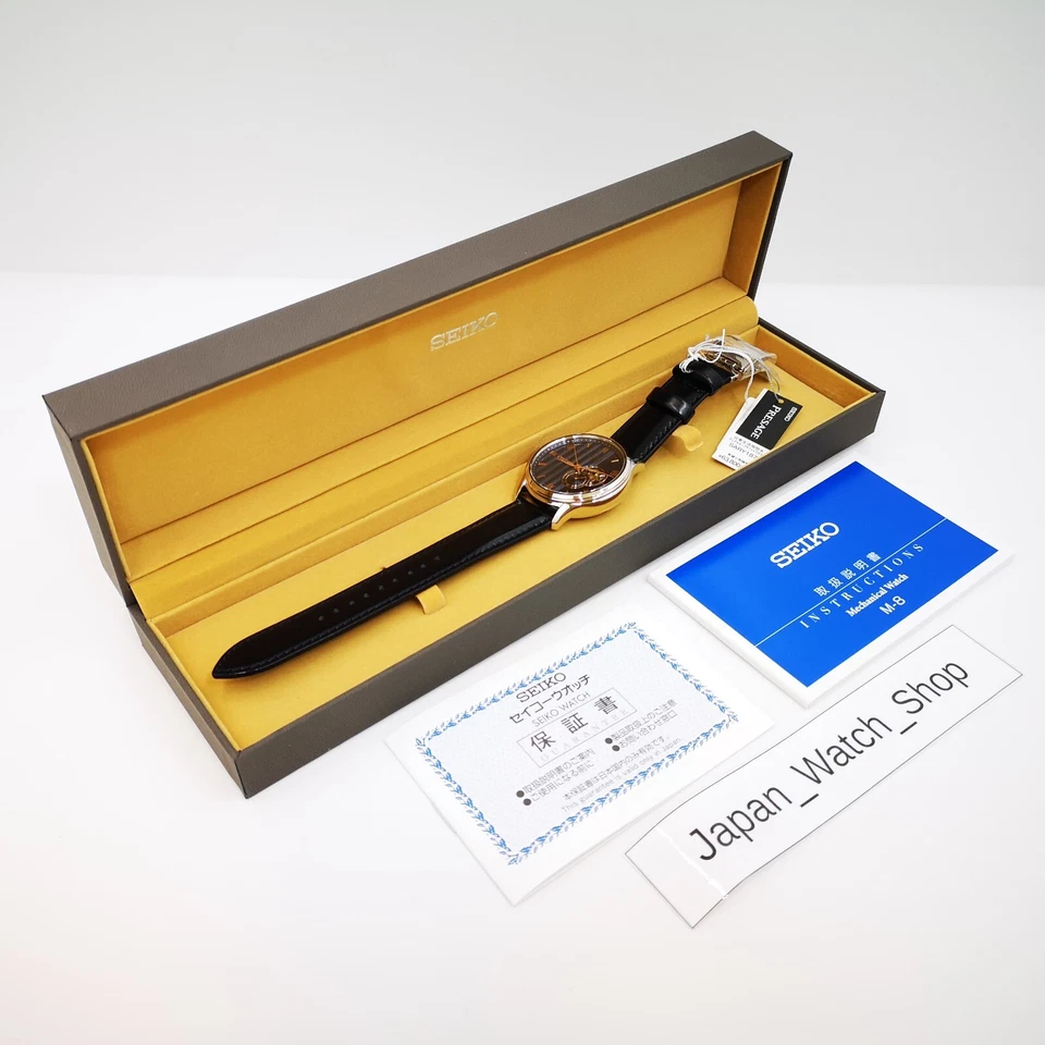 SEIKO PRESAGE Basic SARY187 Blue Automatic See-through Back Men Watch New in Box - Image 2 of 4