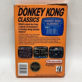 Donkey Kong Classics Nintendo completo 1988 NES CIB bello