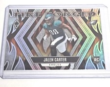 2023 Phoneix Football Jalen Carter FIRE FORGED SILVER INSERT ROOKIE SP EAGLES