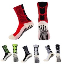 1 Pair Non Slip Sport Socks Anti Slip Grip Soccer Football Basketball Sock